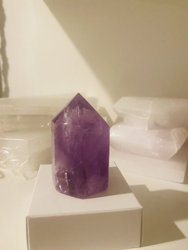 Amethyst polished points